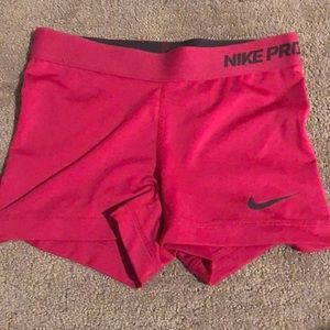 Women’s pink nike pros